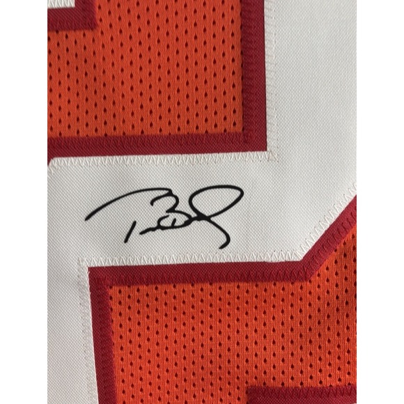 Tampa Bay Tom Brady Facsimile Autographed Orange Retro Auto Jersey Size Men's XL - Picture 9 of 15
